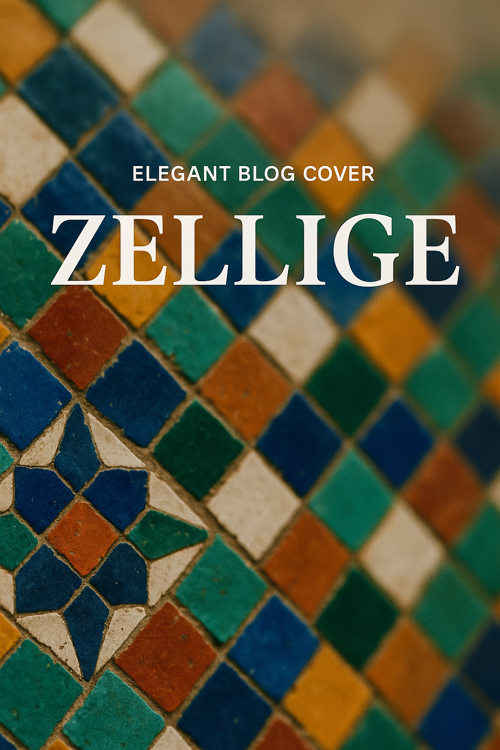 L'art du zellige marocain